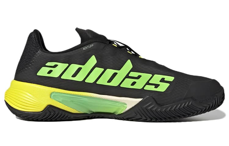 Adidas Barricade Clay Men Tennis Shoes 'Black Green' 4