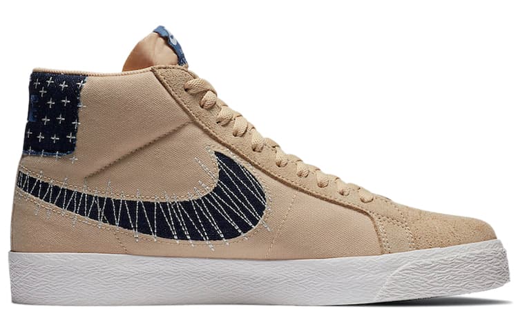 Nike Sb Zoom Blazer Mid Sashiko Sesame 4
