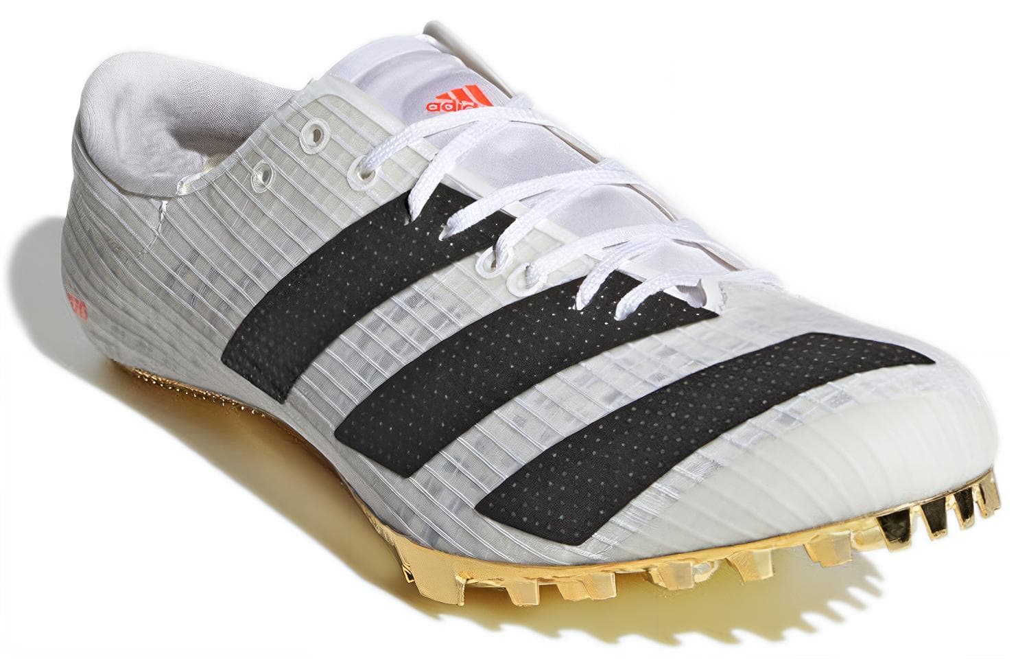 Adizero Finesse Spikes Adidas 'White Gold Solar Red' 5