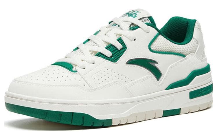 Anta Flame 4.0 Low-Top Skateboard Shoes Women's White Green 4