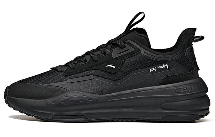 Anta C37 Series Anti-Slip Wear-Resistant Low-Top Skateboard Shoes Women's Black 2
