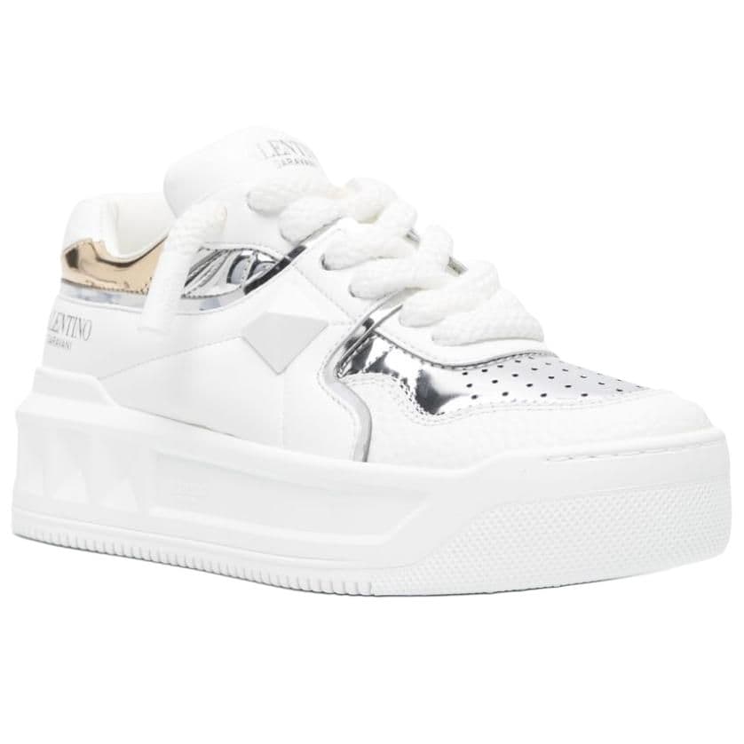 Valentino GARAVANI Low Top Skateboard Shoes 4.5cm Women's White 5