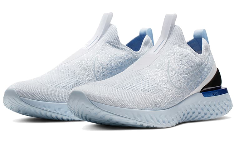 Nike Epic React Moc Flyknit White Hydrogen Blue 4