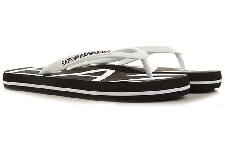 Ea7 EMPORIO ARMANI Logo-print Flat Flip Flops 6