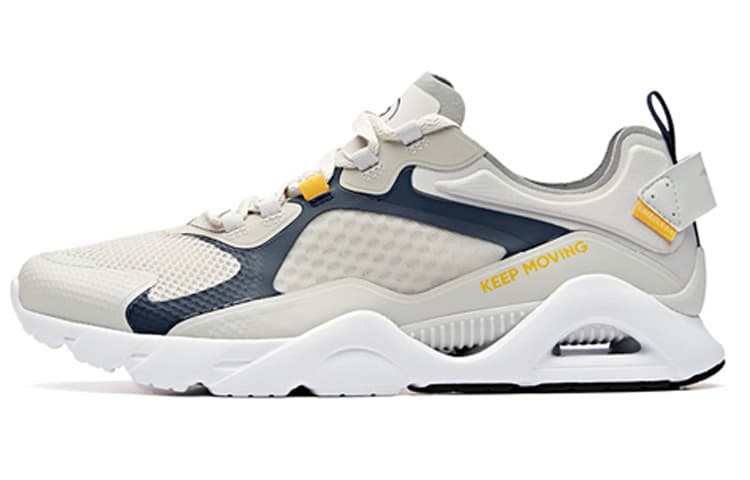ANTA Chunky Sneakers Men Low Top Shade 1 Gray/Coastal Blue/ANTA White