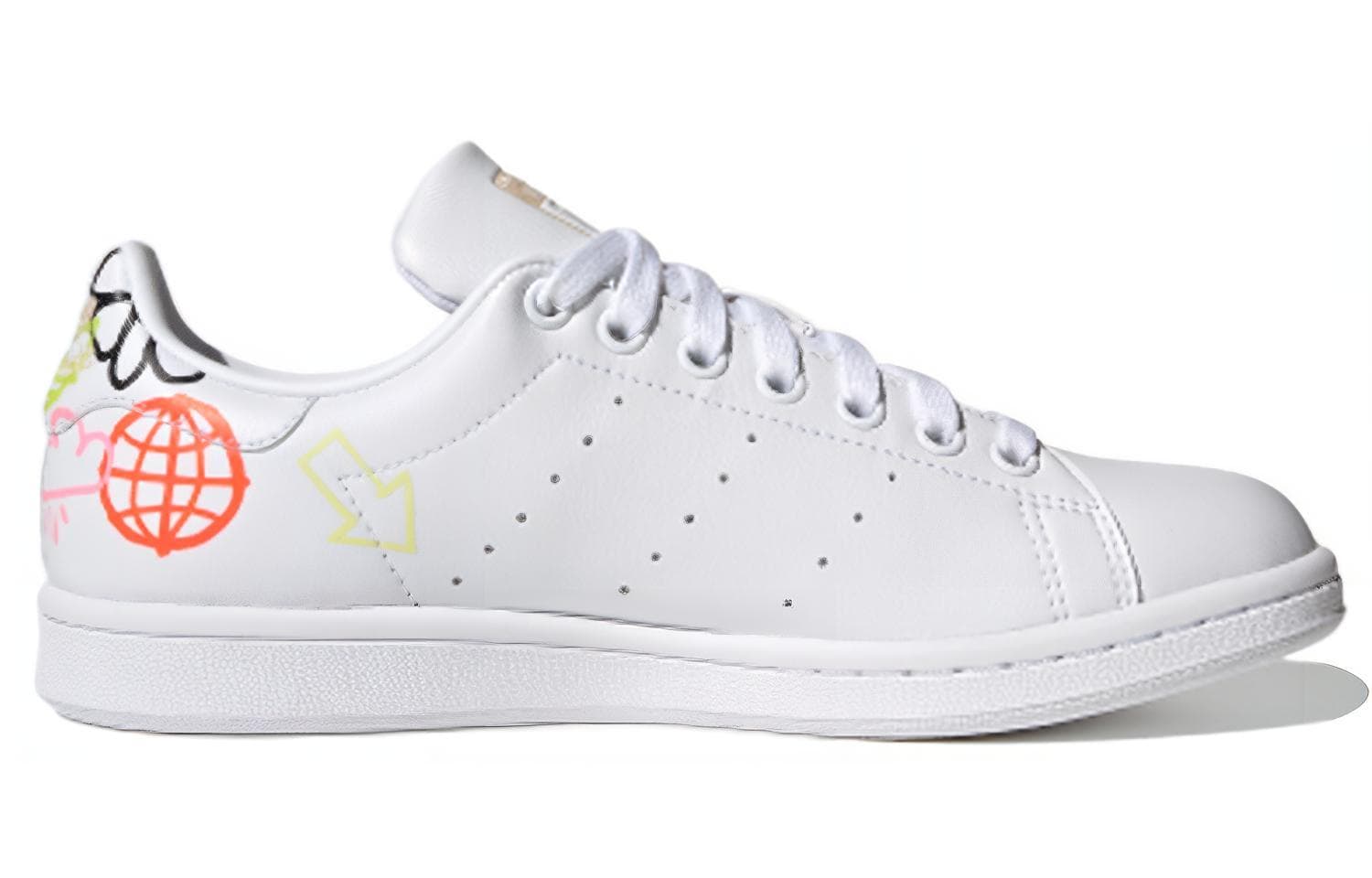Adidas Originals Stan Smith White Doodle Women's 3