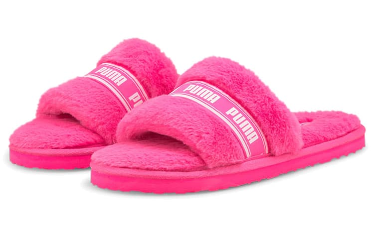 PUMA Fluff Slides 'Fluo Pink' Women's 5
