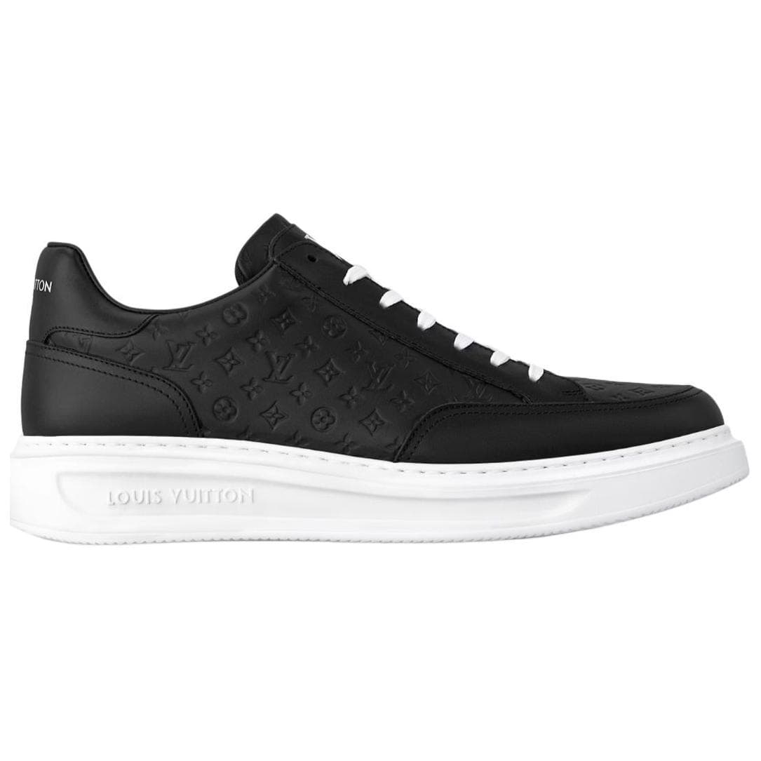 LOUIS VUITTON Beverly Hills Low-Top Casual Shoes Men's Black 3