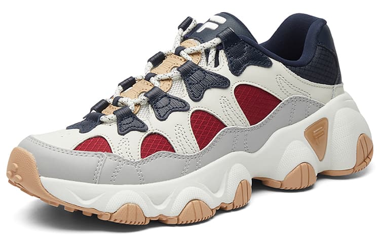 FILA Jagger Low Running Shoes White/Red/Blue Women's 4