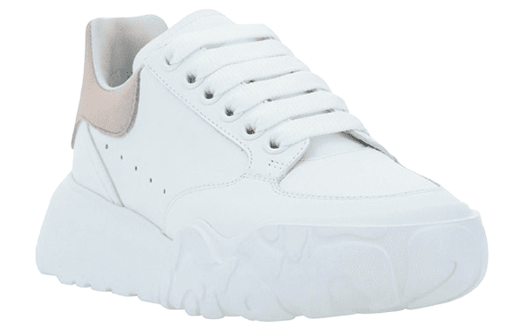 Alexander McQueen Oversized Court Trainer White Patchouli Women's 6