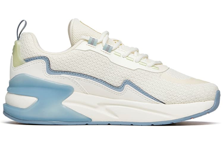 Anta Pursuing Clouds Cushioning Low-Top Sports Casual Shoes Women's White Blue Green 4