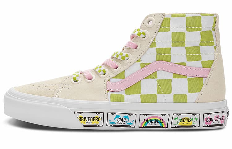 Sk8 Emma Mulholland On Holiday X Vans Hi Tapered 'Whimsical Checkerboard'