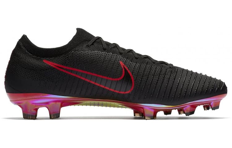 Nike Mercurial Vapor Flyknit Ultra Fg Black Red 4