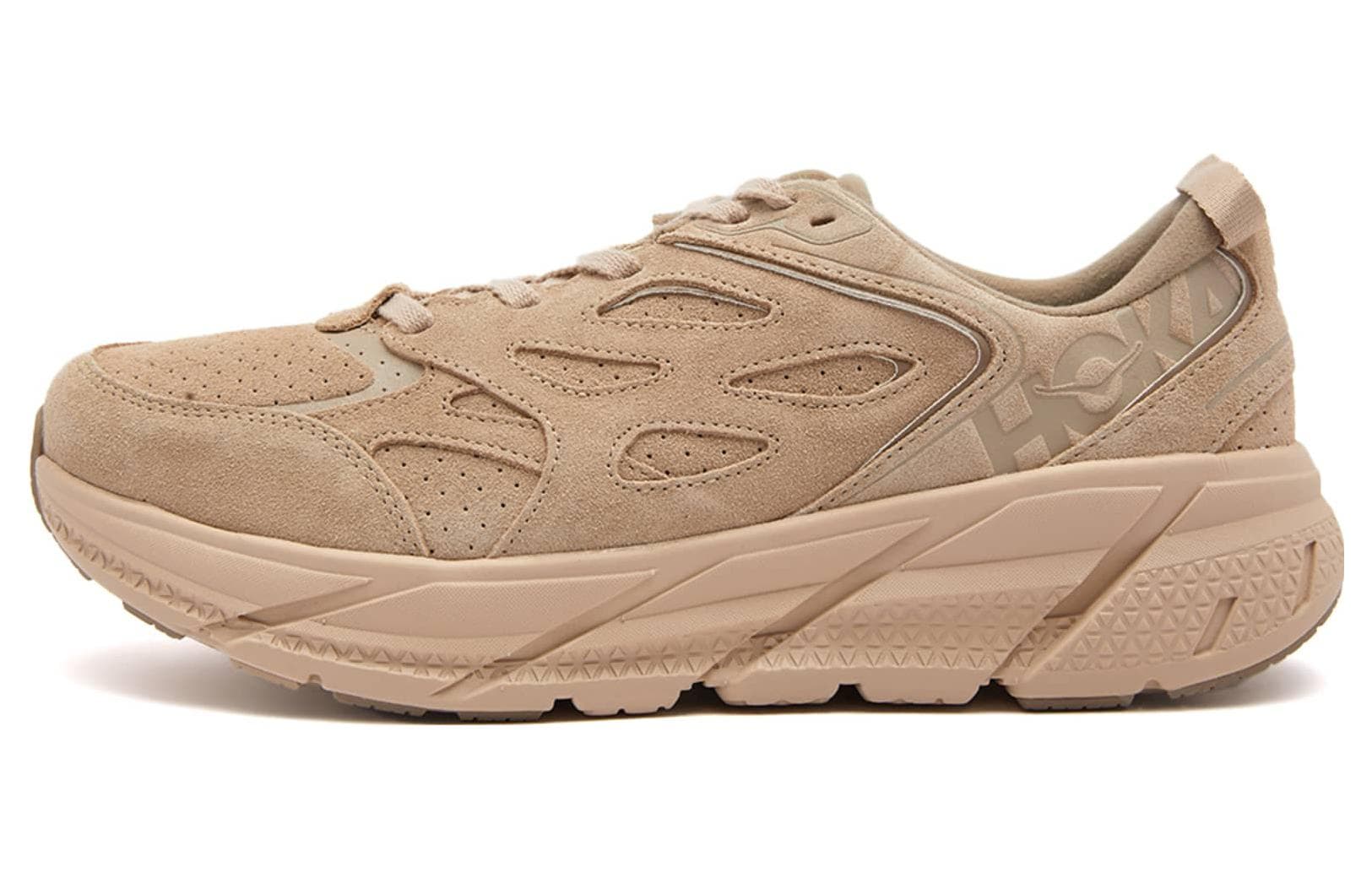 HOKA ONE ONE Clifton L Suede Shifting Sand Dune All Gender 2