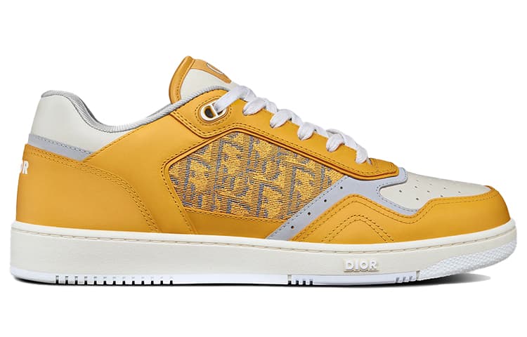 DIOR B27 Low Gold Tone White Grey 4