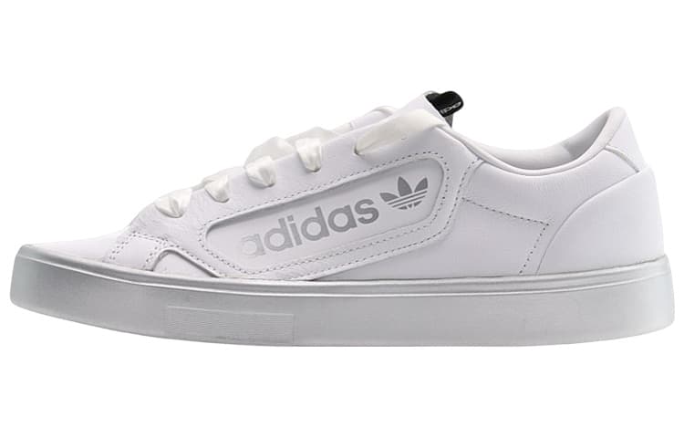 Adidas Originals Sleek White Silver Metallic Women's