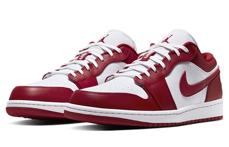 Jordan 1 Low Gym Red White 6