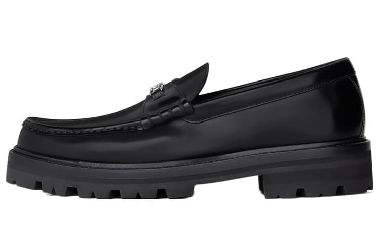 CELINE Margaret Triomphe Chunky Loafer 'Chain - Black Silver'