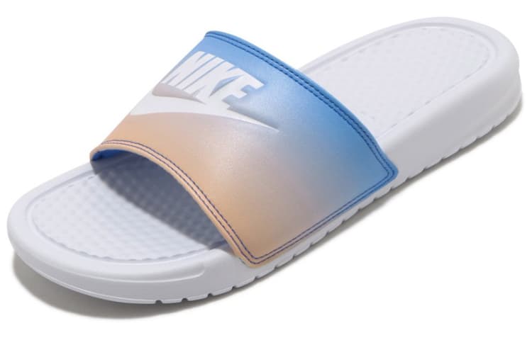 Nike Benassi Jdi Print Slide 'White Hyper Royal' Women's 5