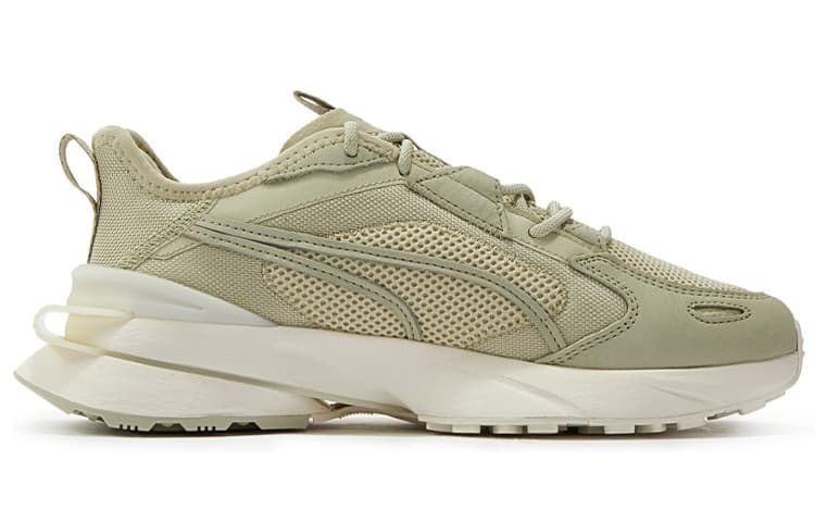 PUMA Pwrframe Op 1 Lth Athleisure Casual Sports Shoe Unisex Green 4