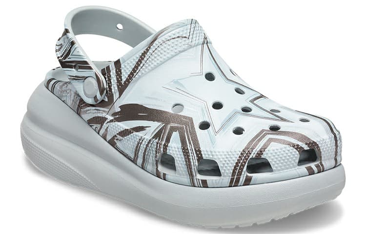 Crocs Classic Crush Disco Clog 'Clear Bue' Women's 5
