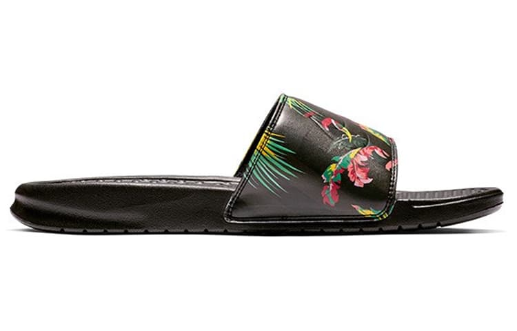 Nike Benassi Jdi Print Slide 'Black Tropical' 4