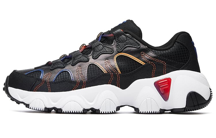 FILA Jagger Retro Running Shoes Black/Orange