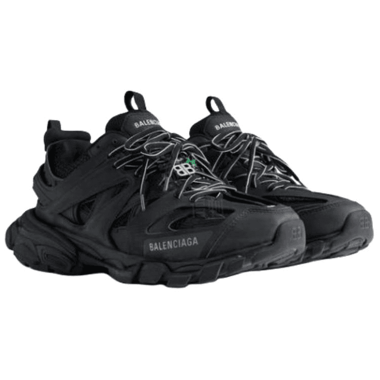 Balenciaga Track Lace-Up Charm Low-Top Dad Shoes Women's Black 5