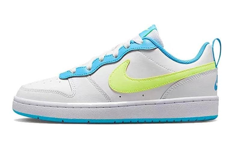 Nike Court Borough Low 2 GS 'White Baltic Blue Volt' 2