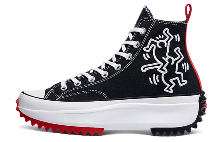 Converse Run Star Hike Hi Keith Haring Black 3