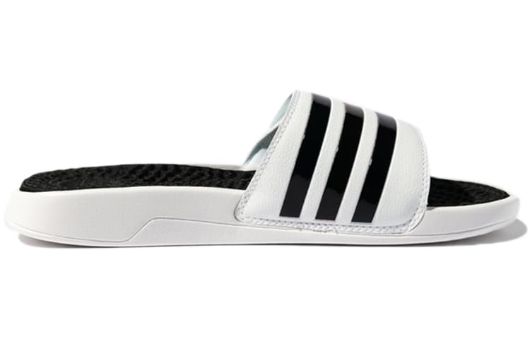Adidas Adissage Tnd Velcro Soft Sole Cozy Sports Slippers White Blue Red 4