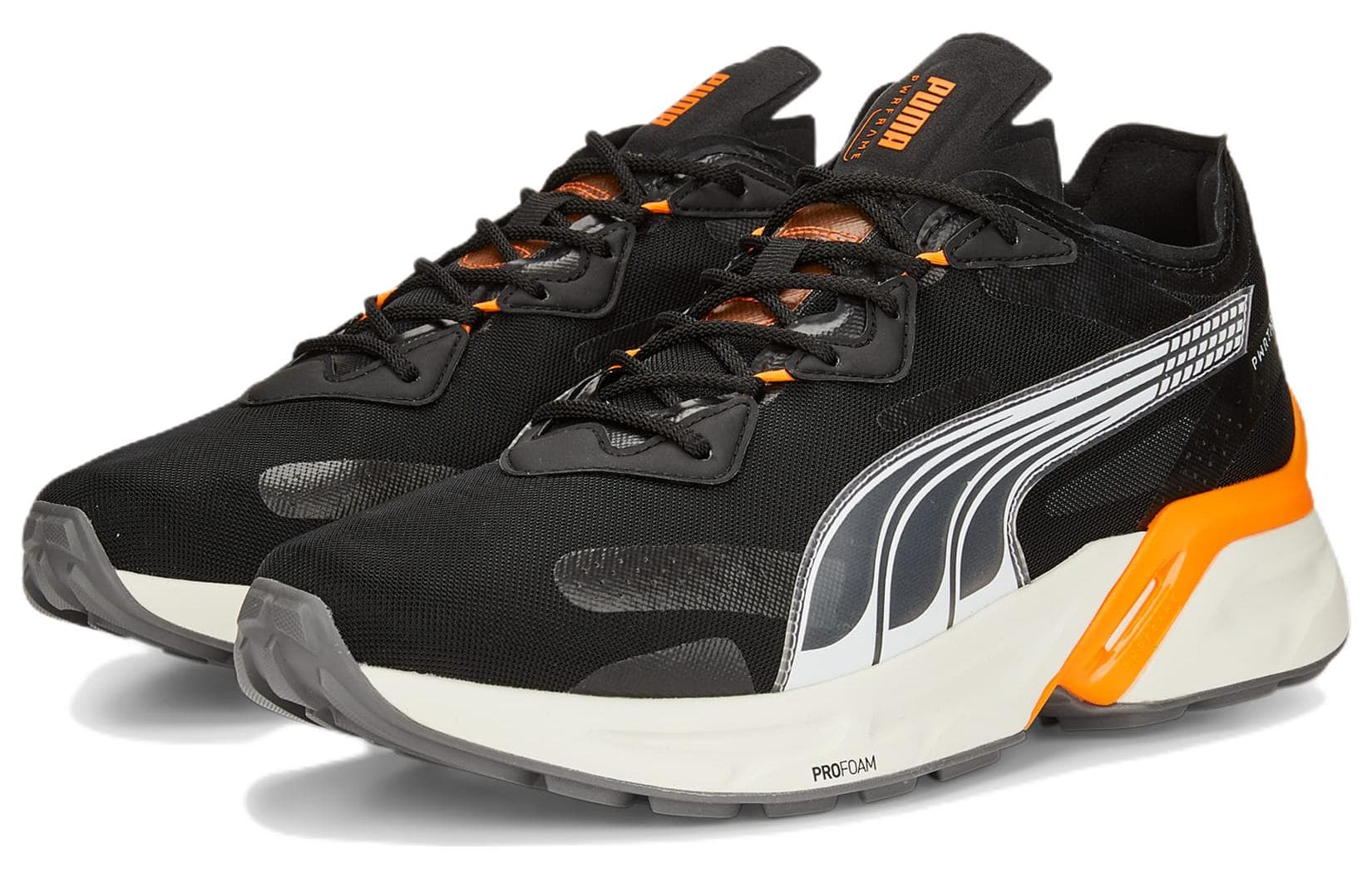PUMA Pwrframe Aerogram Blaze 'Black Vibrant Orange' 5