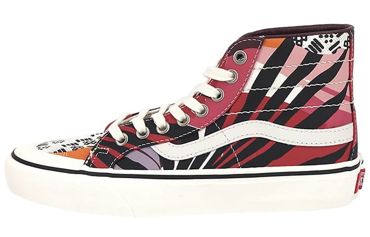 Vans SK8 Hi Sf Multicolor Red White Orange 2