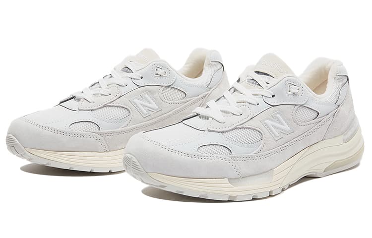 New Balance 992 White Silver 2021 4