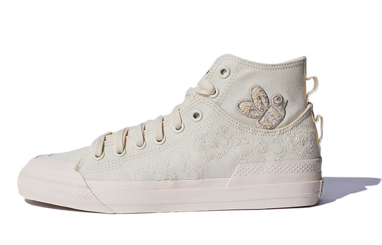 Adidas Originals X Melting Sadness Nizza Hi Dl 'Bee With You Cream White'