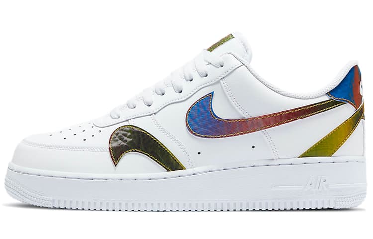 Nike Air Force 1 Low Misplaced Swooshes White Multi 3