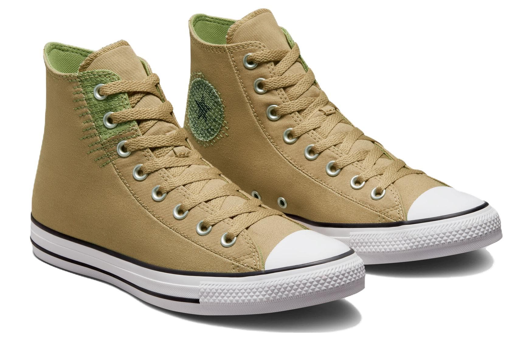 Converse Chuck Taylor All Star High 'Stitched Patch - Nomad Khaki' 6