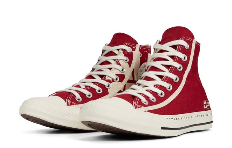 Converse Chuck Taylor All Star Bold Branding High Top 'Red White' 5