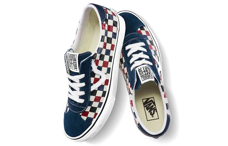 Vans Sport Blue Red Grid Unisex 'Blue Red' 6
