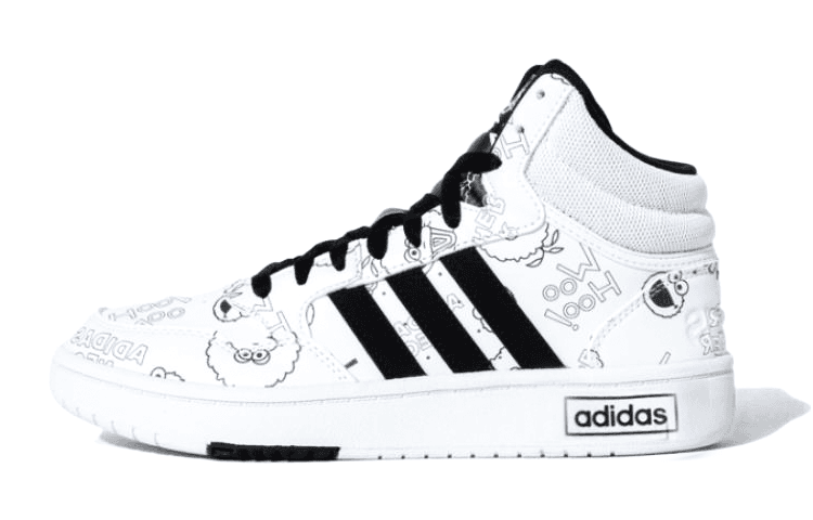 Neo Sesame Street X Women's Adidas Neo Hoops 3.0 Mid 'Woo Hoo!' 2