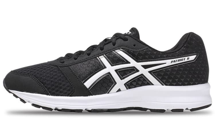 Asics Patriot 8 Breathable Low-Top Running Shoes Men's Black 2