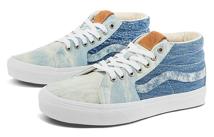 Sk8 Vans Mid 'Washed Denim' 4