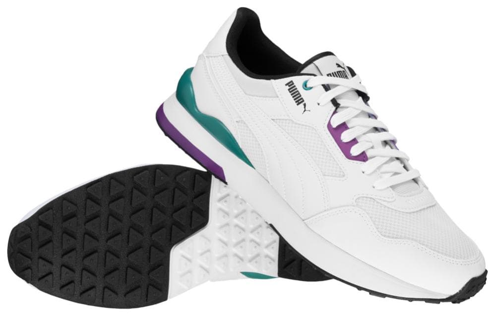 PUMA R78 Futr Low Running Shoes Black/White 6