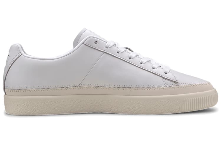 PUMA Basket Trim Prm Retro Low Tops Casual Skateboarding Shoes Unisex White 4