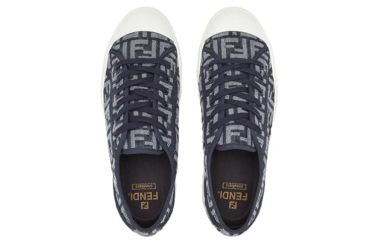 FENDI Domino Ff Motif Jacquard Sneakers 6