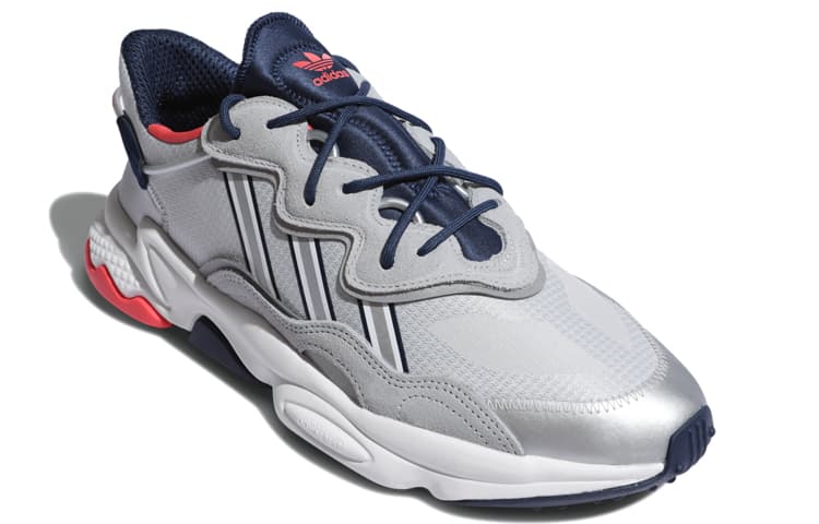 Adidas Originals Ozweego Silver Metallic Tech Indigo 5