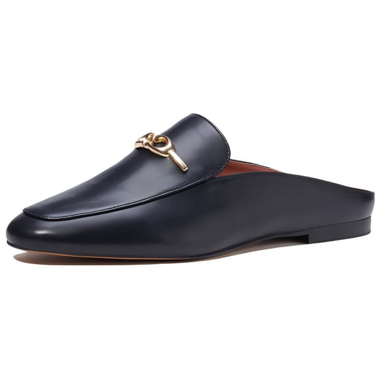 COACH Odor-Resistant Wrap-toe Slippers Women's Black 6