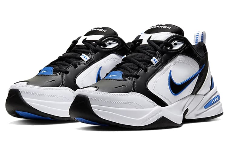 Nike Air Monarch Iv Black White Royal Blue 6
