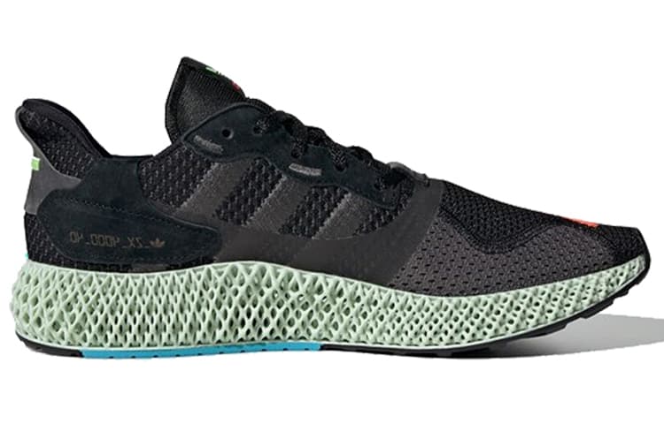 Adidas Originals Zx 4000 4D I Want I Can Black 4