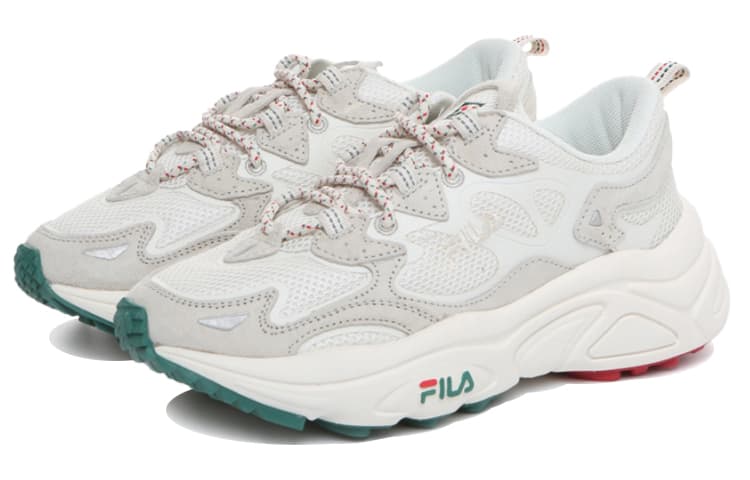 FILA Tena City Low Top Running Shoes White/Grey/Green 4